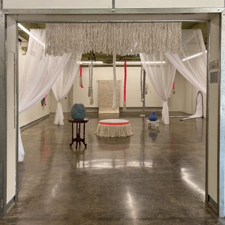 Fem-utility Closet: Louise installation at LHUCA.